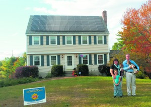 Dave Ciarla’s solar- powered home in Derry, New Hampshire. Photo courtesy of Revision Energy.