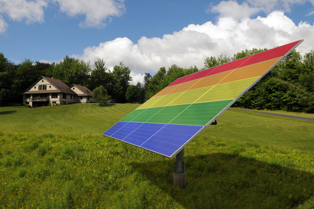 Rainbow solar tracker image