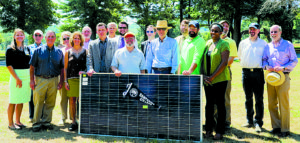 Groundbreaking for Hampshire College’s 4.7 MW solar array is underway. Courtesy photo.