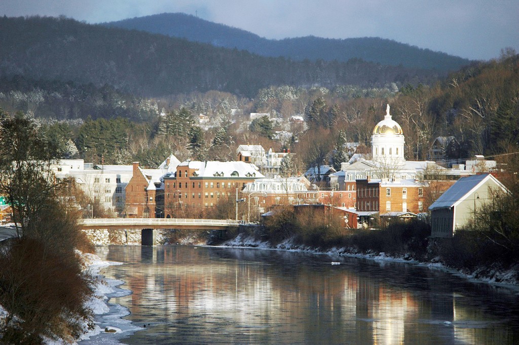 Montpelier will be the nation's first state capital where all energy used for heat, electricity, and transportation is produced or offset by renewable sources.  Photo Credit: Flickr VTcity-charlieontheradio.jpg  