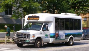 GMTA bus in Montpelier, Vermont – photograph by Michlaovic