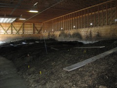 The facility produces high-quality compost and heat capture, thereby reducing the use of fossil fuels on the farm. 
